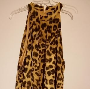 COPY - Plus size 3x leopard cheetah print blouse